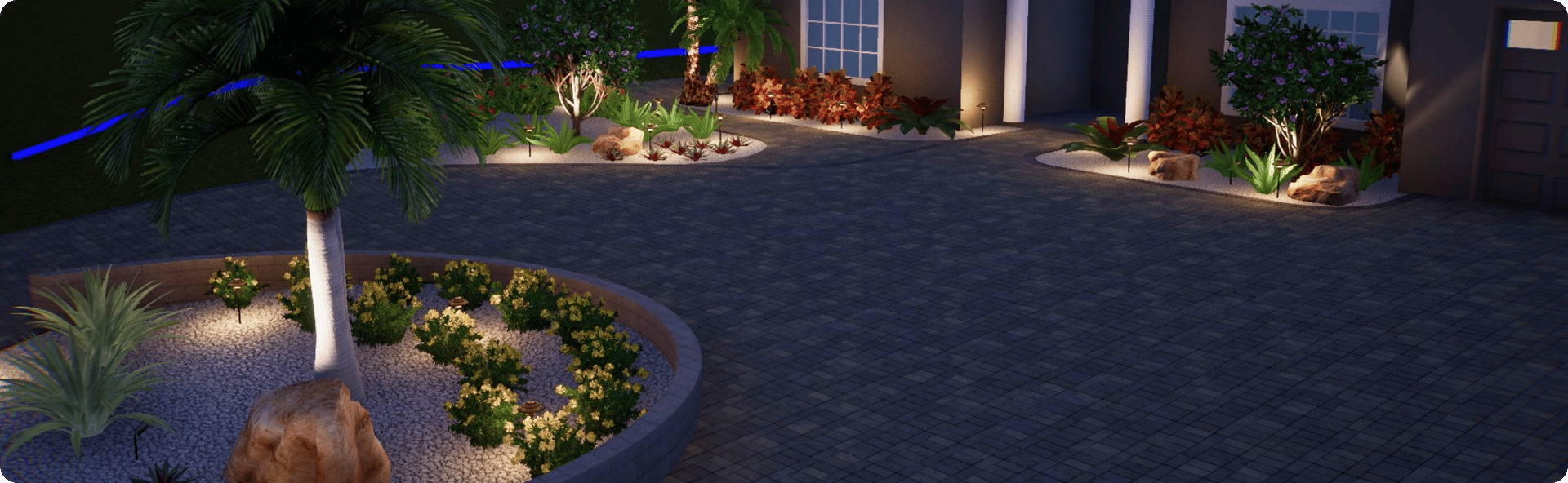 Full property paver transformation